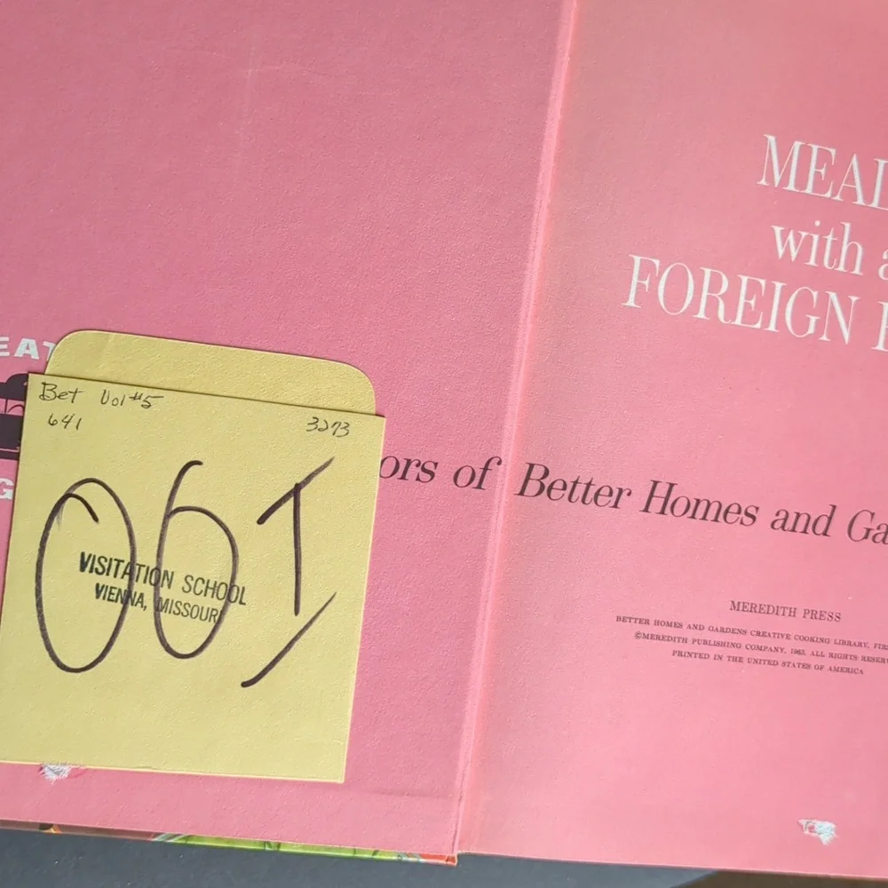 Better Homes and Gardens Set of 6 Vintage Cookbooks 1963 x4 1973 1974 Hardbacks